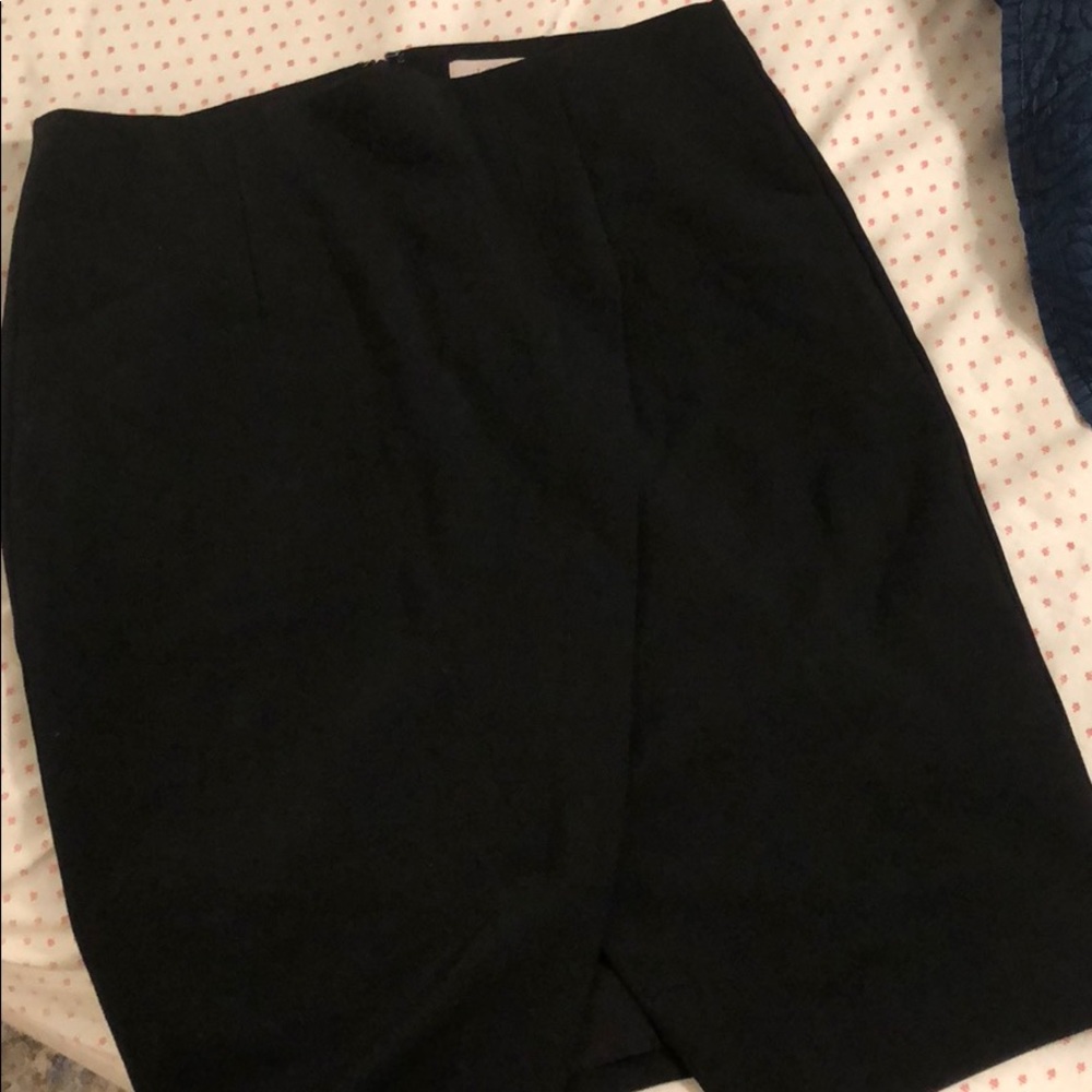 Loft faux wrap pencil skirt